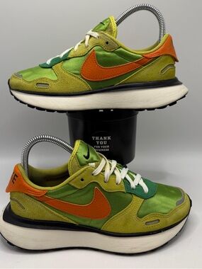 Nike Phoenix Waffle Green Orange FD2196-300 Women’s Size 6 Sneakers